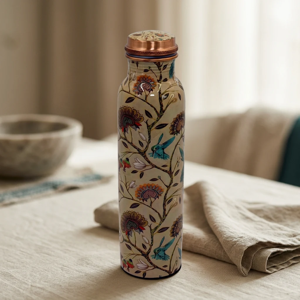 Copper Bottle (950ml) in the D8 design