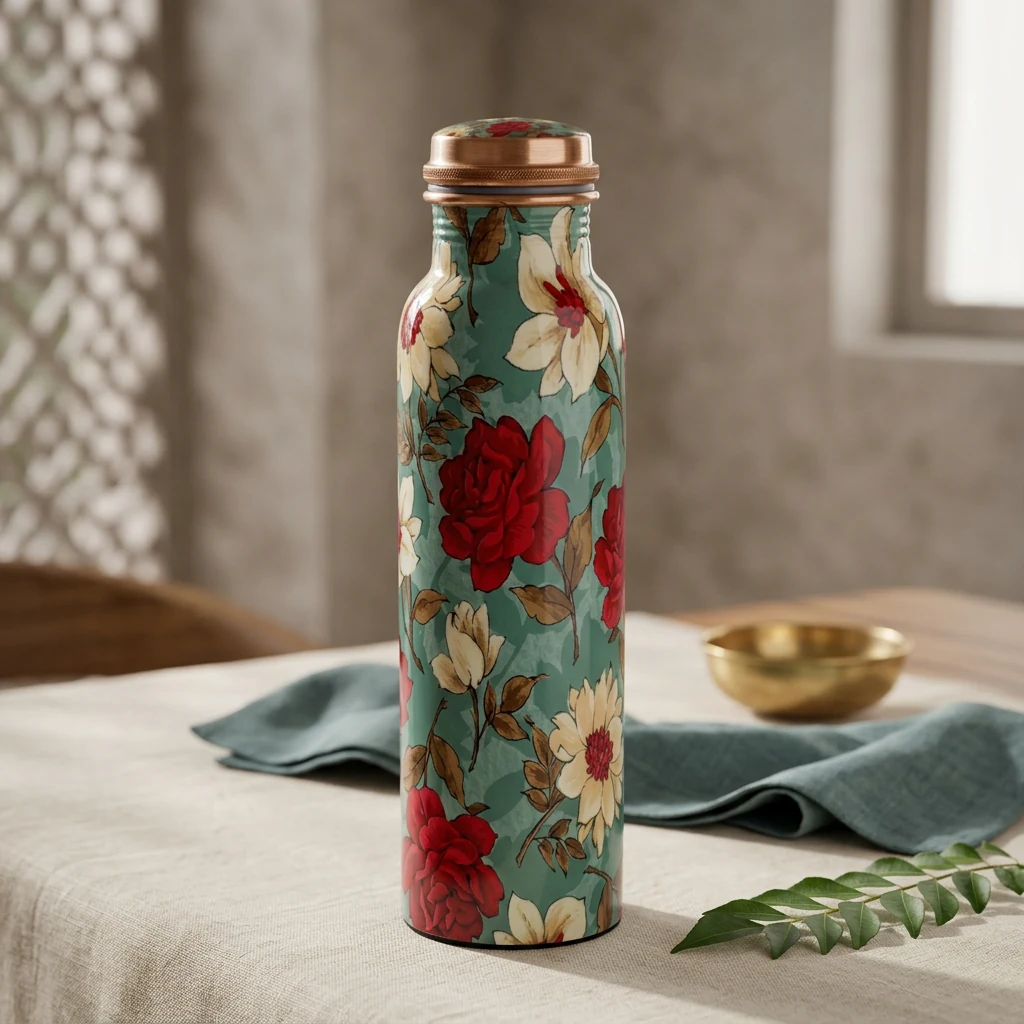 Copper Bottle (950ml) in the D15 design