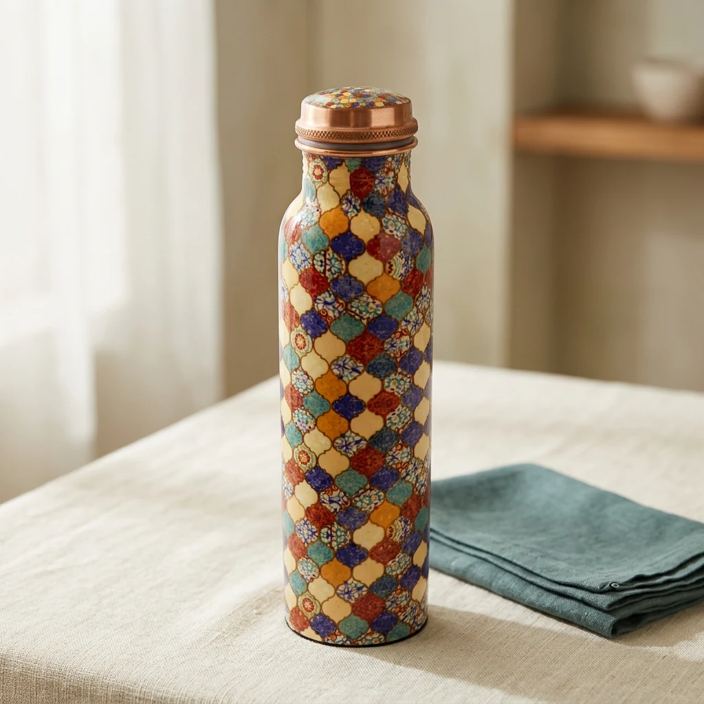 Copper Bottle (950ml) in the D18 design