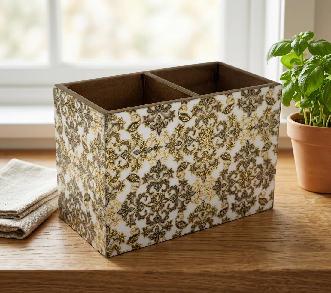Cutlery Holder in Banarasi design