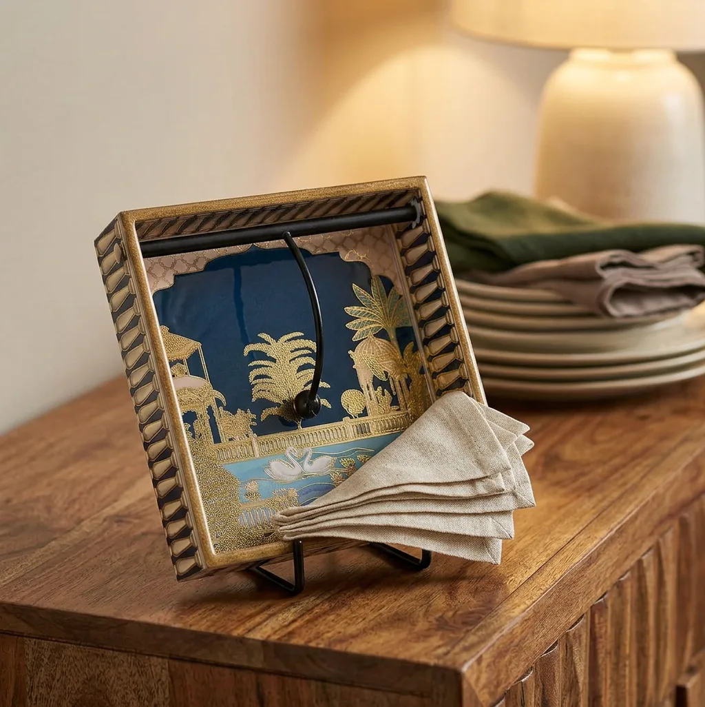 Napkin Holder in Hansa Mahal design