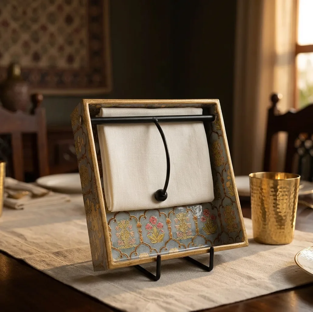Napkin Holder in Firozi design