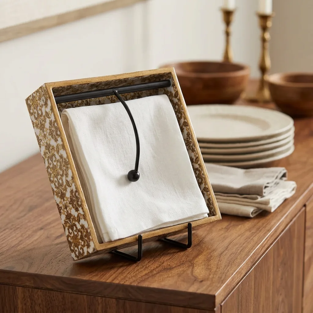 Napkin Holder in Banarasi design