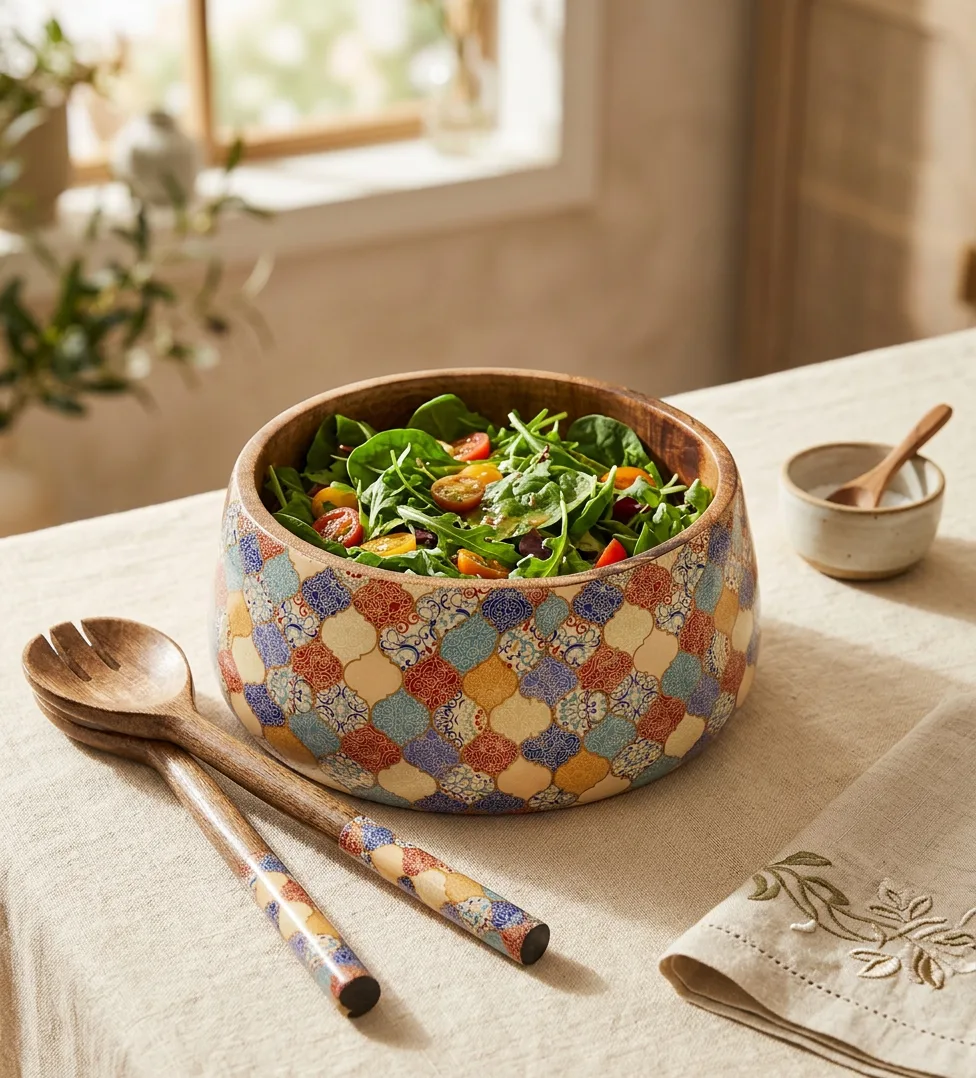 Salad Bowls in Mosaic Garden design