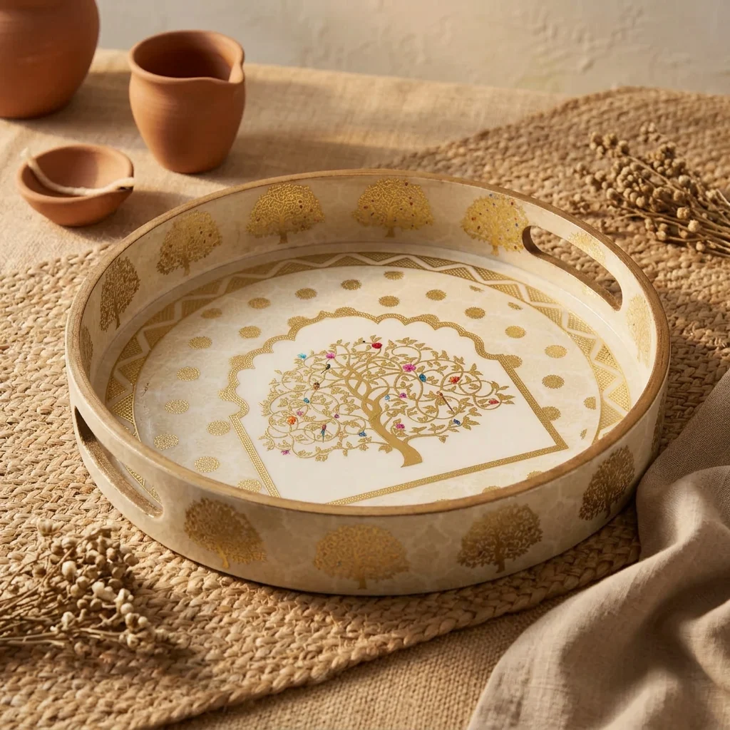 Round Trays (SL) 12" — Vriksha — Lifestyle 2